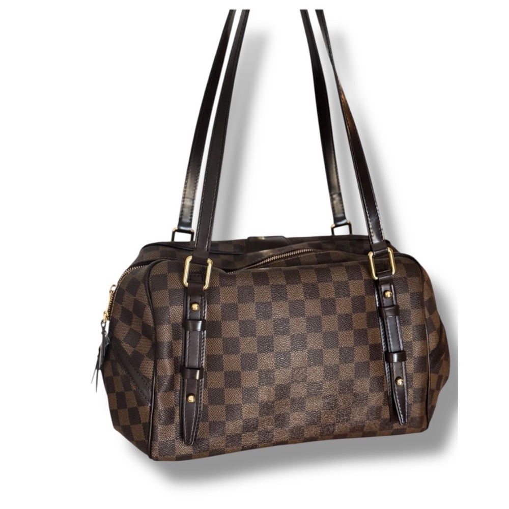 Louis Vuitton Damier Ebene Rivington GM Bag Discontinued Entrupy Authenticated